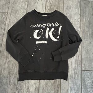 Zara Boys Grey Crewneck Sweatshirt